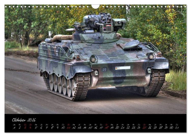 Produktbild: Sch&uuml;tzenpanzer Marder (Wandkalender 2026 DIN A3 quer), CALVENDO Monatskalender