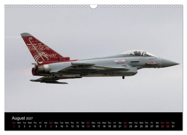 Produktbild: The Mighty Eurofighter Typhoon (Wall Calendar 2027 DIN A3 landscape), CALVENDO 12 Month Wall Calendar