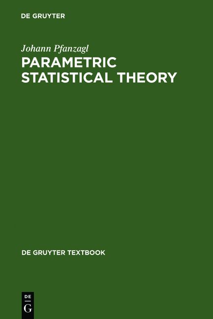 Produktbild: Parametric Statistical Theory