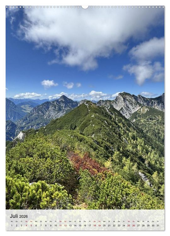 Produktbild: Mountain Emotions &ndash; Alpen Salzkammergut (hochwertiger Premium Wandkalender 2026 DIN A2 hoch), Kunstdruck in Hochglanz