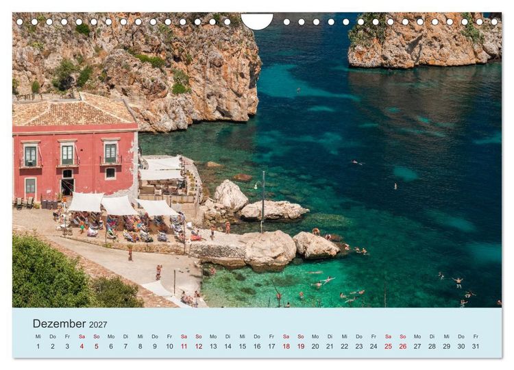 Produktbild: Sizilien &ndash; Die Insel, auf der es keinen Winter gibt (Wandkalender 2027 DIN A4 quer), CALVENDO Monatskalender