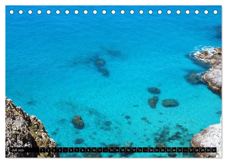Produktbild: Kalabrien - Italien (Tischkalender 2026 DIN A5 quer), CALVENDO Monatskalender