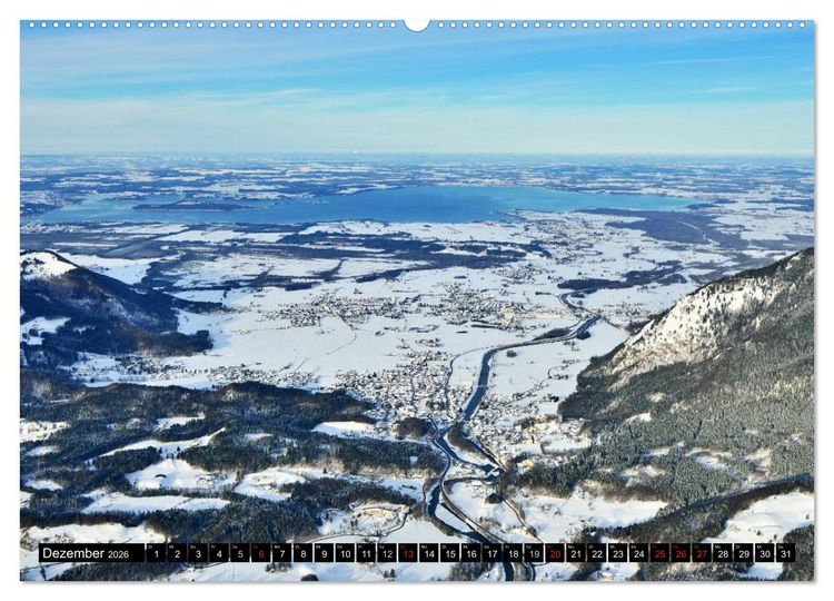 Produktbild: Der Chiemgau von oben (Wandkalender 2026 DIN A2 quer), CALVENDO Monatskalender