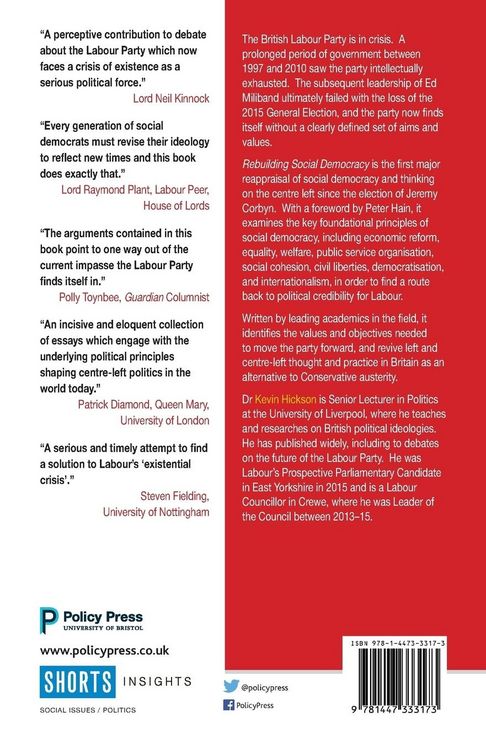 Produktbild: Rebuilding social democracy