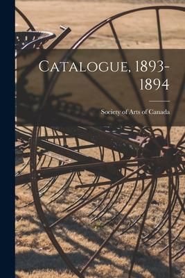 Produktbild: Catalogue, 1893-1894