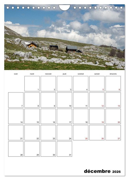 Produktbild: Le sud du Vercors, paysages (Calendrier mural 2026 DIN A4 horizontal), CALVENDO calendrier mensuel