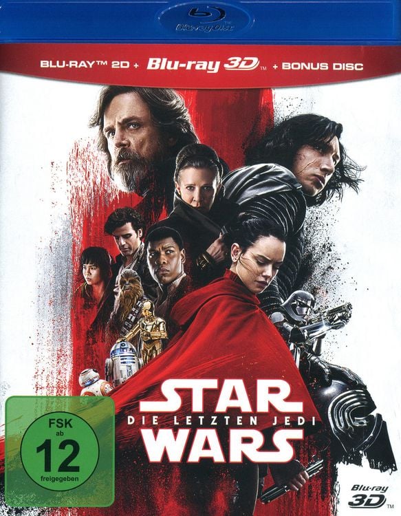 Produktbild: Star Wars: Episode VIII - Die letzten Jedi (+ Blu-ray 2D + Bonus-Blu-ray)