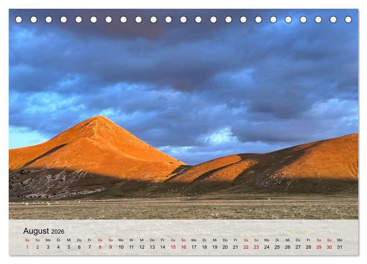 Produktbild: Abruzzen - wild und romantisch (Tischkalender 2026 DIN A5 quer), CALVENDO Monatskalender