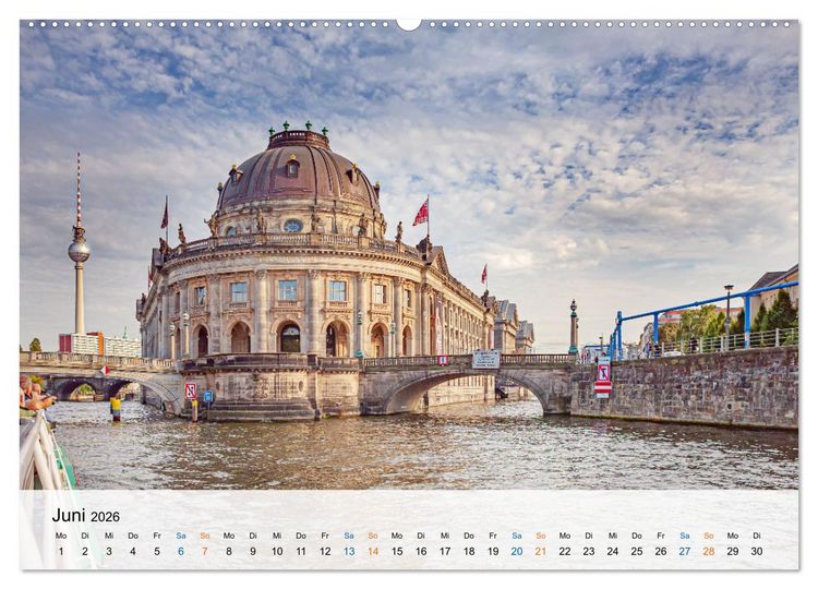 Produktbild: Berliner Wasserwege &ndash; Die Spree und ihre Kan&auml;le (Wandkalender 2026 DIN A2 quer), CALVENDO Monatskalender