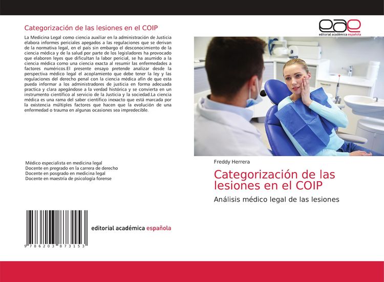 Produktbild: Categorizaci&oacute;n de las lesiones en el COIP