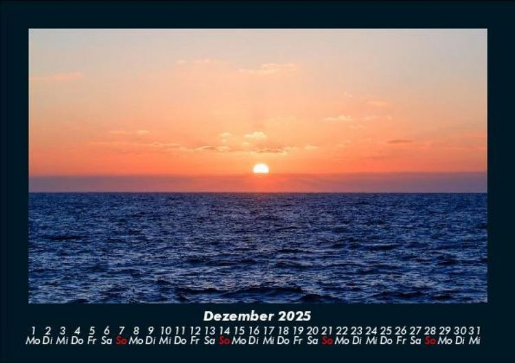 Produktbild: Sonnenunterg&auml;nge 2025 Fotokalender DIN A5
