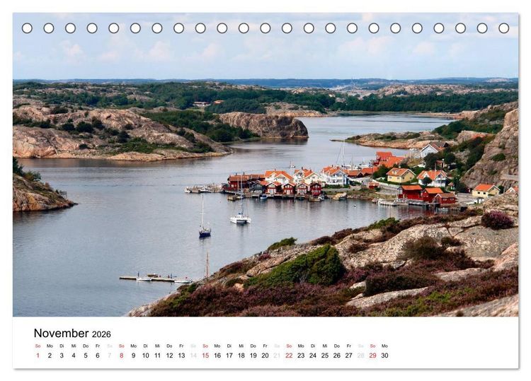 Produktbild: Wundervolles Schweden 2026 (Tischkalender 2026 DIN A5 quer), CALVENDO Monatskalender