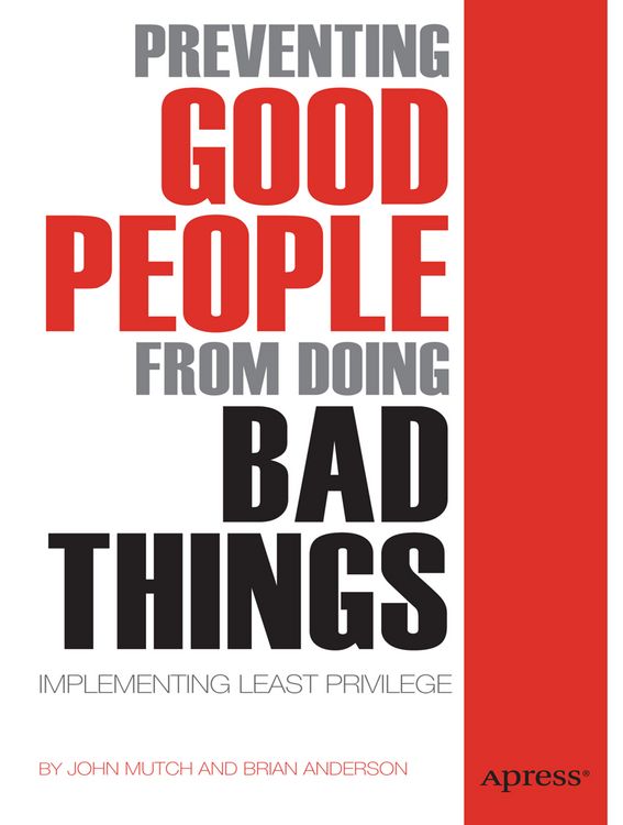 Produktbild: Preventing Good People From Doing Bad Things
