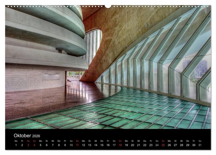 Produktbild: Moderne Architektur in Valencia (Wandkalender 2026 DIN A2 quer), CALVENDO Monatskalender