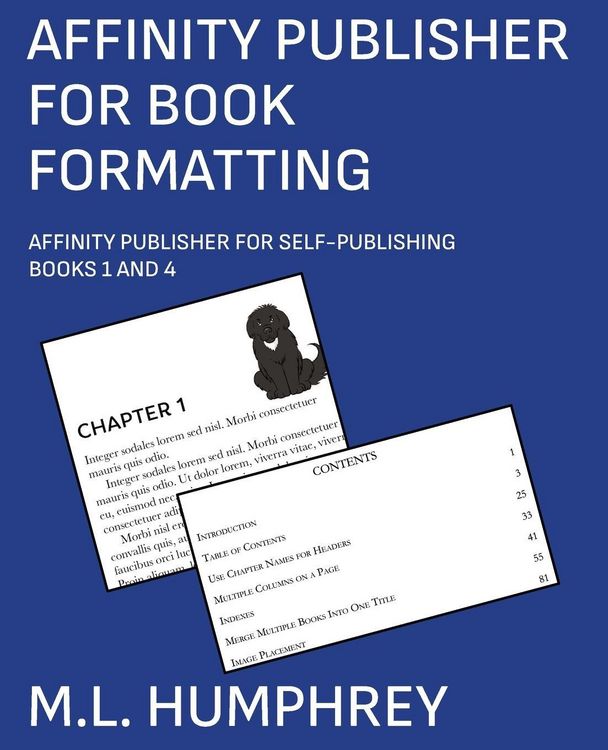 Produktbild: Affinity Publisher for Book Formatting