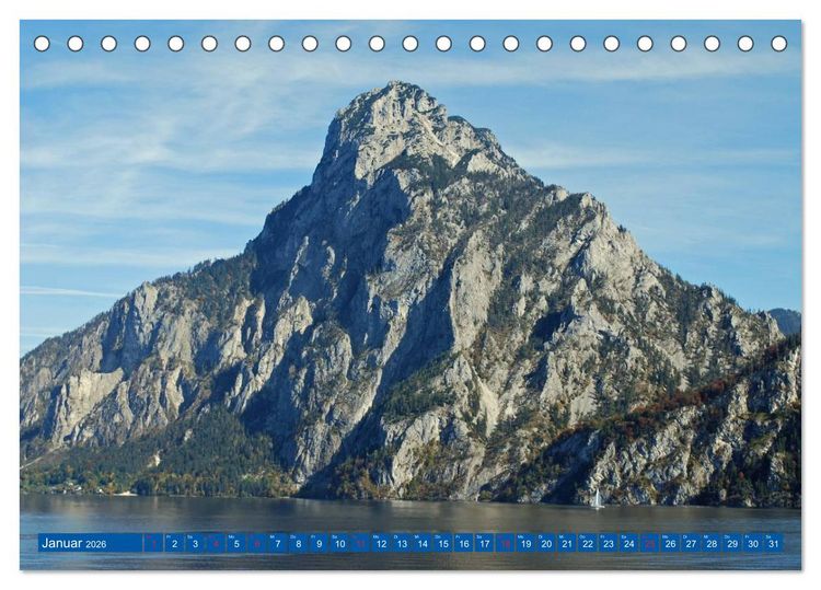 Produktbild: Der Berg und sein See (Tischkalender 2026 DIN A5 quer), CALVENDO Monatskalender