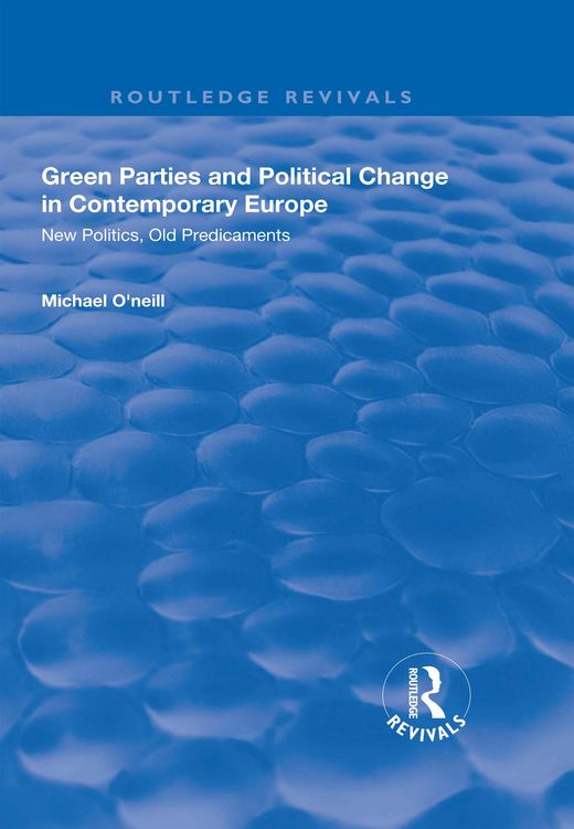 Produktbild: Green Parties and Political Change in Contemporary Europe
