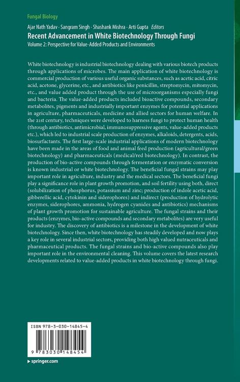 Produktbild: Recent Advancement in White Biotechnology Through Fungi