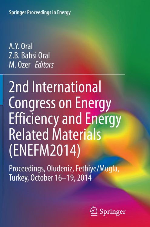 Produktbild: 2nd International Congress on Energy Efficiency and Energy Related Materials (ENEFM2014)