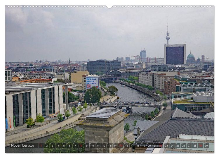 Produktbild: Hauptstadt Berlin (Wandkalender 2026 DIN A2 quer), CALVENDO Monatskalender