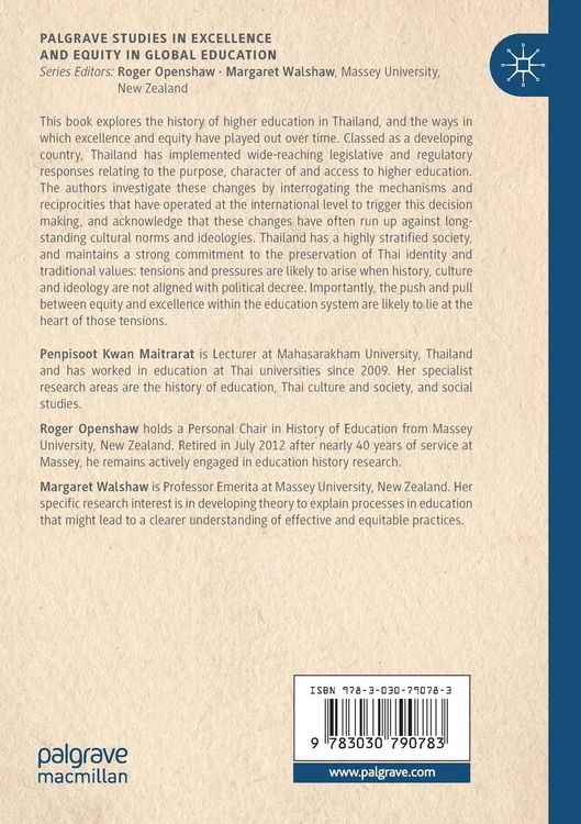 Produktbild: The History of Higher Education in Thailand