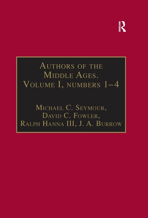 Produktbild: Authors of the Middle Ages. Volume I, Nos 1-4