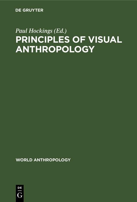 Produktbild: Principles of Visual Anthropology