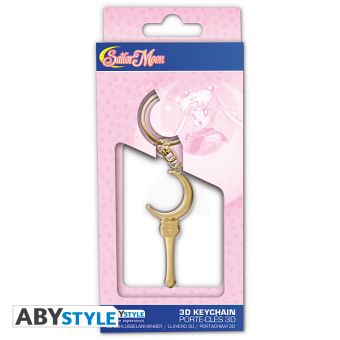 Produktbild: Sailor Moon Schl&uuml;sselanh&auml;nger 3D "Moon stick"