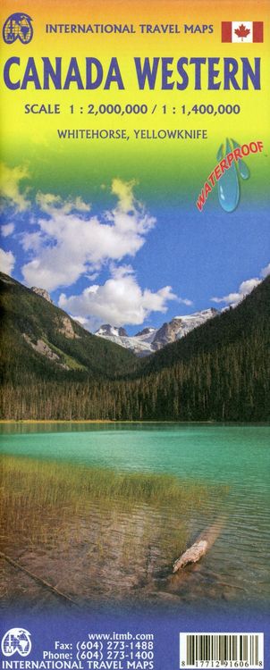 Produktbild: Canada Western Travel Reference Map