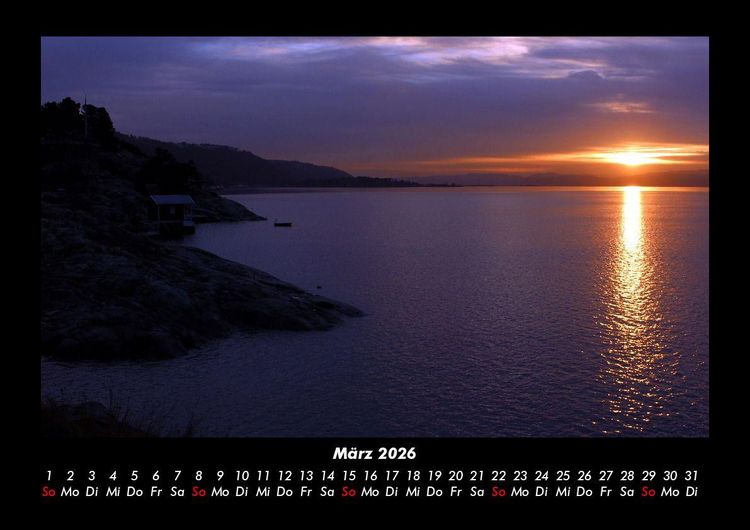Produktbild: Sonnenunterg&auml;nge 2026 Fotokalender DIN A3