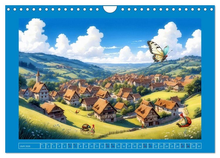 Produktbild: Die rollenden K&auml;fer von Krabblingerode (Wandkalender 2026 DIN A4 quer), CALVENDO Monatskalender
