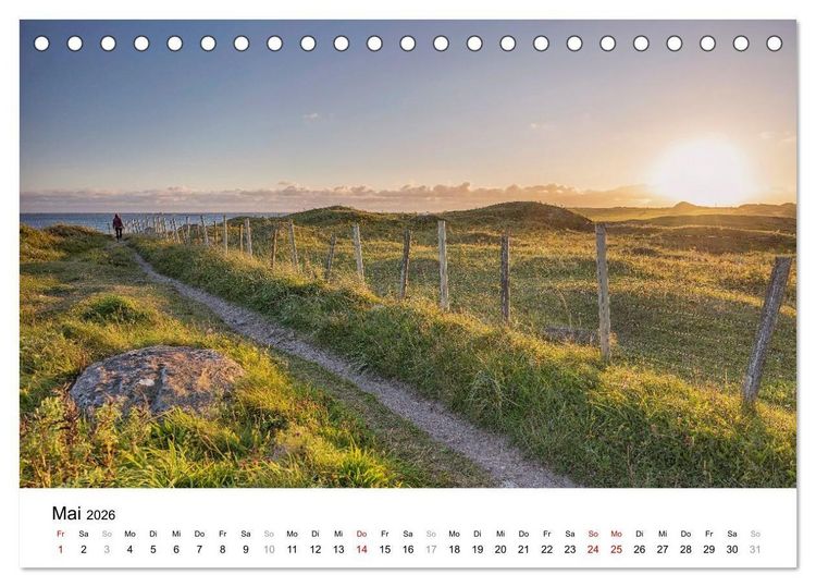 Produktbild: Norwegen - Magie aus Licht und Landschaft (Tischkalender 2026 DIN A5 quer), CALVENDO Monatskalender