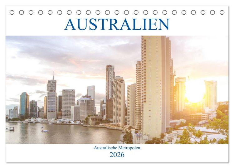 Produktbild: Australien - Australische Metropolen (Tischkalender 2026 DIN A5 quer), CALVENDO Monatskalender