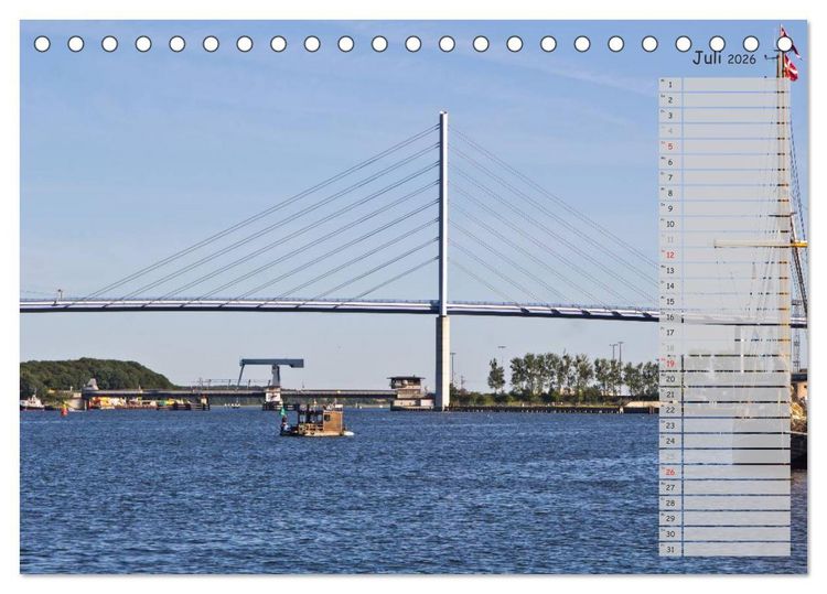Produktbild: Stralsund. Das Tor zur Insel R&uuml;gen (Tischkalender 2026 DIN A5 quer), CALVENDO Monatskalender