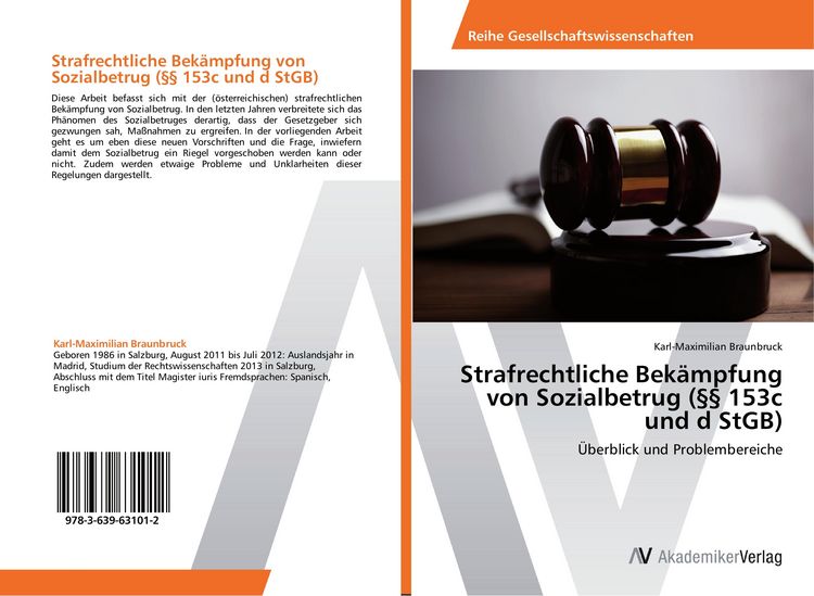 Produktbild: Strafrechtliche Bek&auml;mpfung von Sozialbetrug (&sect;&sect; 153c und d StGB)
