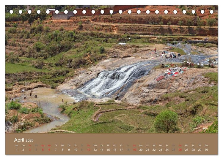 Produktbild: Alltag in Madagaskar (Tischkalender 2026 DIN A5 quer), CALVENDO Monatskalender