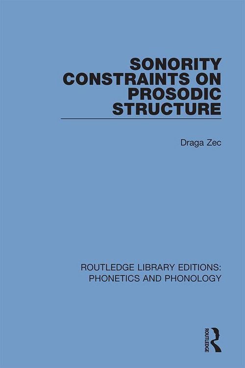 Produktbild: Sonority Constraints on Prosodic Structure
