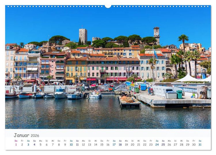 Produktbild: Provence-Alpes-C&ocirc;te d&rsquo;Azur (hochwertiger Premium Wandkalender 2026 DIN A2 quer), Kunstdruck in Hochglanz
