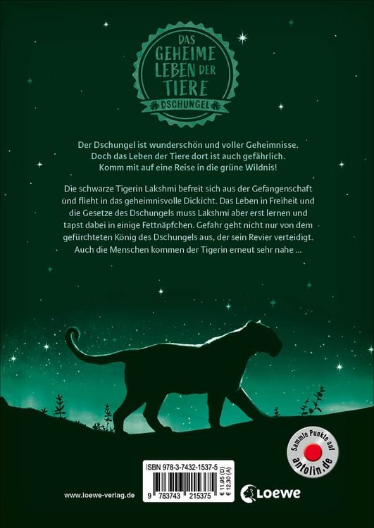 Produktbild: Das geheime Leben der Tiere (Dschungel) - Die schwarze Tigerin