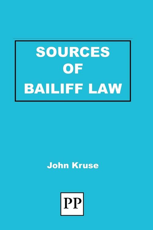Produktbild: Sources of Bailiff Law