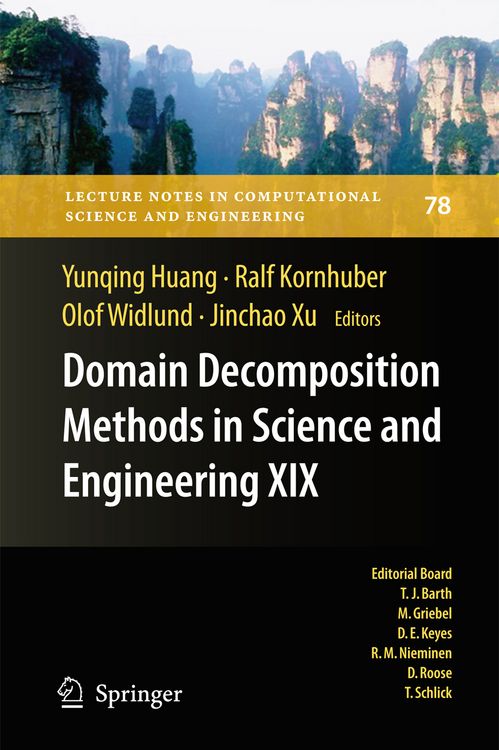 Produktbild: Domain Decomposition Methods in Science and Engineering XIX