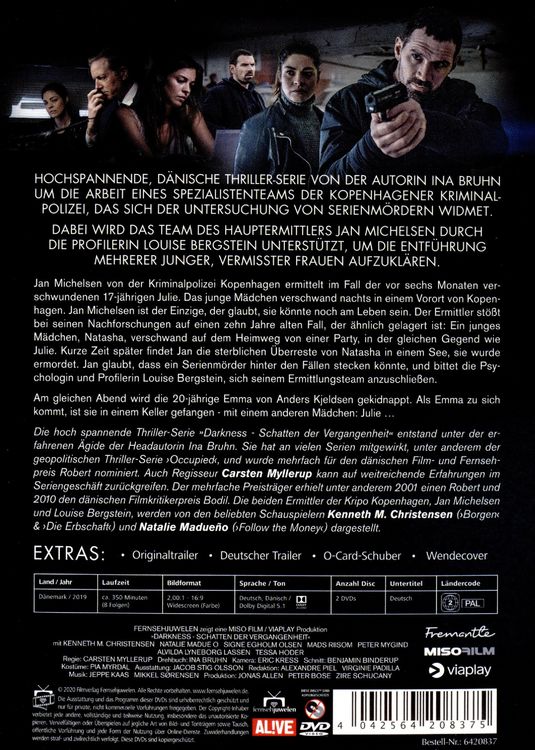 Produktbild: Darkness - Those Who Kill (Staffel 1) / Die Ablegerserie von &rsaquo;Nordlicht - M&ouml;rder ohne Reue&lsaquo; [2 DVDs]