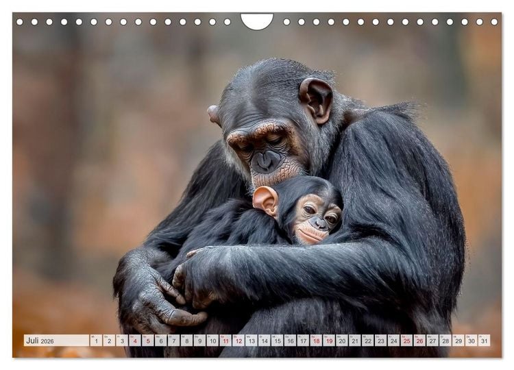 Produktbild: TIERWELT AFRIKA Faszination Wildnis (Wandkalender 2026 DIN A4 quer), CALVENDO Monatskalender