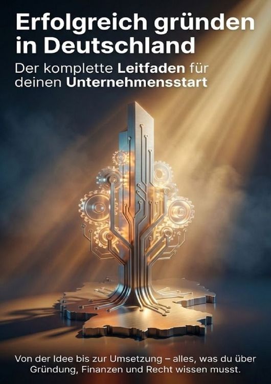 Produktbild: Erfolgreich gr&uuml;nden in Deutschland: Der komplette Leitfaden f&uuml;r deinen Unternehmensstart