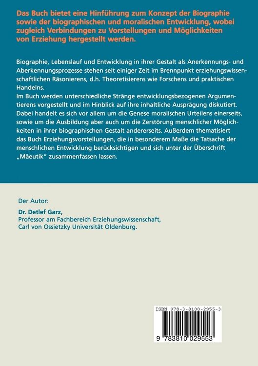 Produktbild: Biographische Erziehungswissenschaft