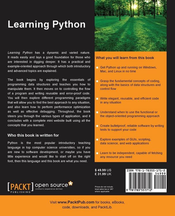 Produktbild: Learning Python