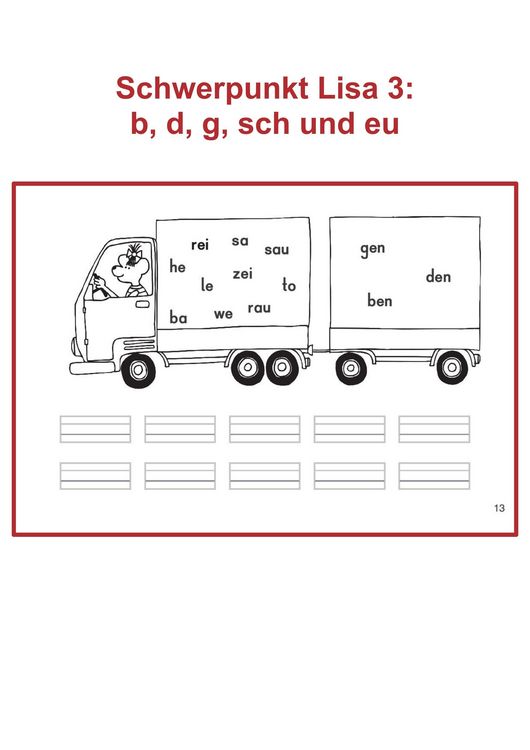 Produktbild: Lesen mit Lisa - Heft 3