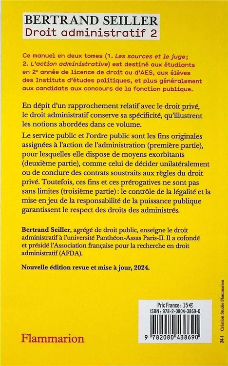 Produktbild: Droit Administratif (Tome 2-L'Action Administrative)