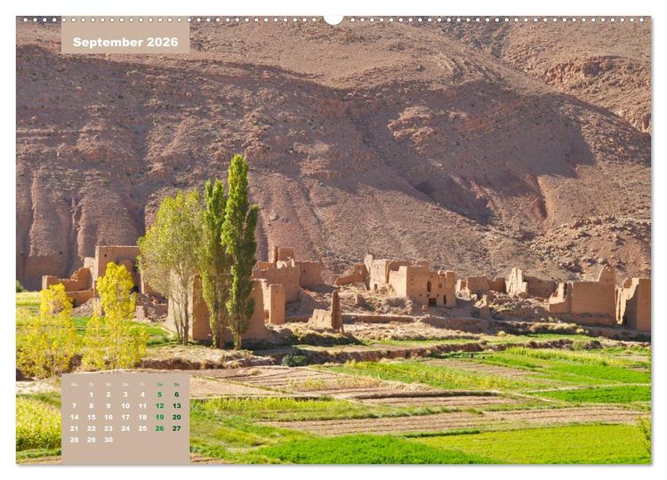 Produktbild: Erlebe mit mir das traumhafte Marokko (hochwertiger Premium Wandkalender 2026 DIN A2 quer), Kunstdruck in Hochglanz