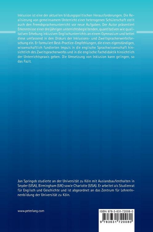 Produktbild: Inklusiver Englischunterricht am Gymnasium